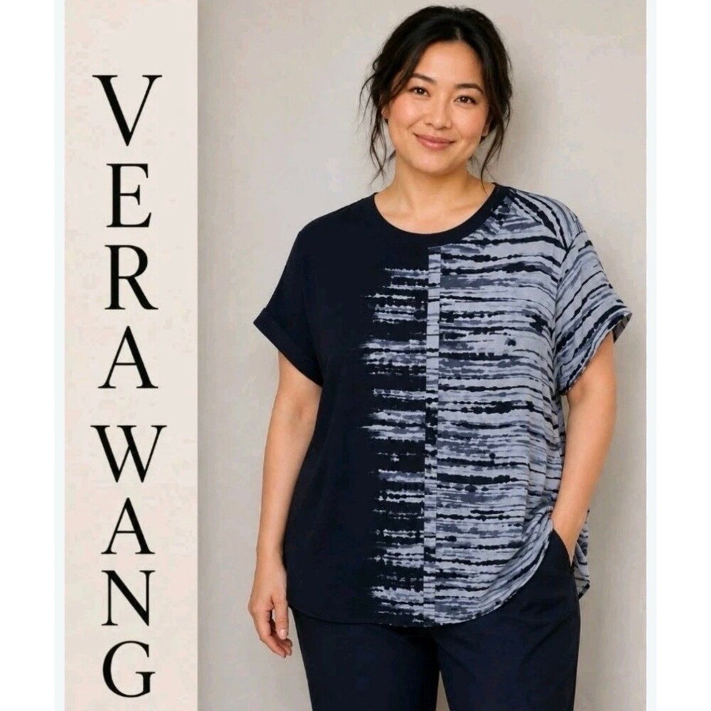 Vera Wang abstract women’s top size PM